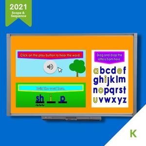 IMSE Drag and Drop Kindergarten Dictation Slides - 2021 Edition