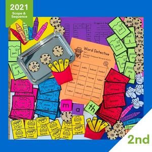 IMSE Orton-Gillingham Printable Classroom Activity Set - Grade 2 - 2021 Edition