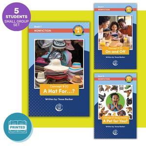 OG+ Decodable Readers Small Group Set A Nonfiction Volume 1 (5 Students)